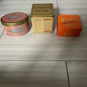 Hershey's and Reese's Collectible Tins